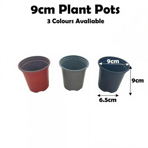 9cm plant pots - plant, plastic