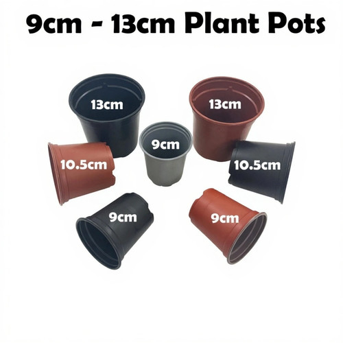Plant pots 9cm 5cm 13cm - 9cm,