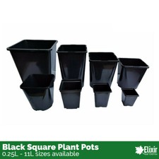 Square Plant Pot 0.25 0.75 1 2