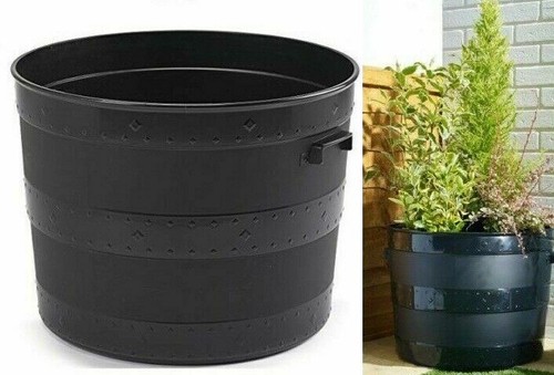 Plastic plant planter - plastic,